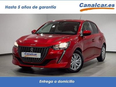 Usado Peugeot 208 Active 70 CV (51 kW) 2021 Rojo Utilitario