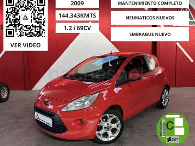 Usado Ford Ka Titanium 69 CV (50 kW) 2009 Rojo Utilitario
