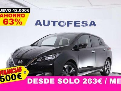 Usado Nissan Leaf Tekna 39 kW (54 CV) 2021 Negro Utilitario