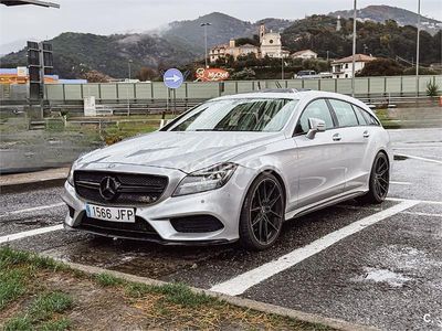Usado Mercedes CLS350 Shooting Brake 258 CV (189 kW) 2015 Gris / plata Familiar