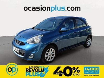 Usado Nissan Micra Acenta 80 CV (58 kW) 2015 Azul Utilitario