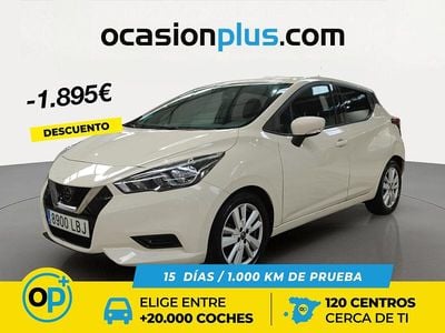 Usado Nissan Micra Acenta 100 CV (73 kW) 2019 Blanco Utilitario