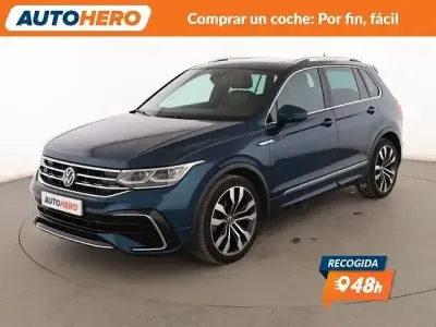 Usado VW Tiguan R-line 150 CV (110 kW) 2021 Verde SUV