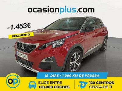 Rojo Usado 2018 Peugeot 3008 GT-line Recogida | 15.990 € (Precio justo)