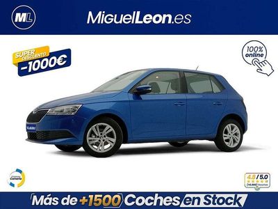 Usado Skoda Fabia Ambition 95 CV (69 kW) 2022 Azul Utilitario