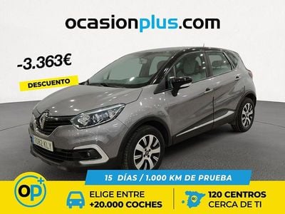 Gris Usado 2018 Renault Captur Intens SUV | 13.790 € (Precio justo)