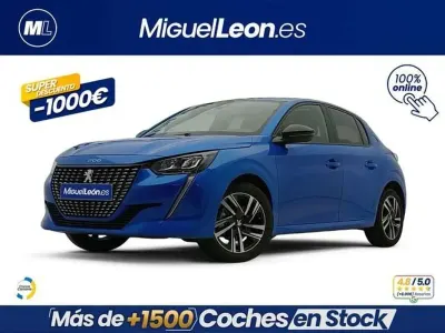 Usado Peugeot 208 Allure 102 CV (75 kW) 2023 Azul Utilitario