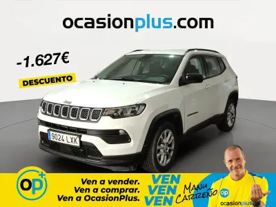 Usado Jeep Compass Longitude 130 CV (95 kW) 2022 Blanco SUV