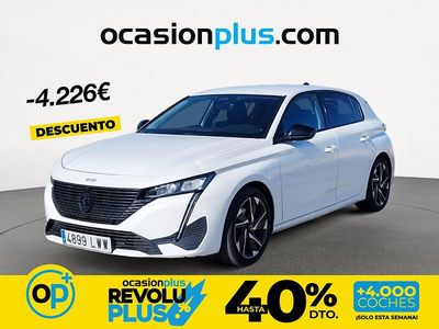 Usado Peugeot 308 Allure 130 CV (95 kW) 2022 Blanco Berlina