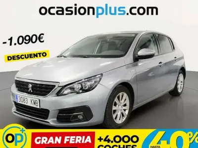 Usado Peugeot 308 Style 131 CV (96 kW) 2018 Gris Utilitario