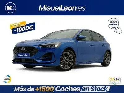 Usado Ford Focus ST-Line 125 CV (91 kW) 2022 Azul Berlina