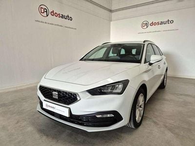Usado Seat Leon ST Style 116 CV (85 kW) 2021 Blanco Familiar