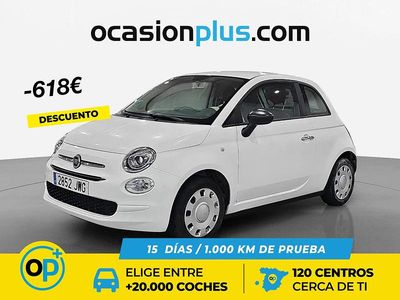 Usado Fiat 500 Pop 69 CV (50 kW) 2017 Blanco Utilitario