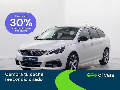 Usado Peugeot 308 SW GT-line 131 CV (96 kW) 2020 Blanco Familiar