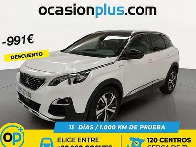 Blanco Usado 2017 Peugeot 3008 GT-line SUV | 12.399 € (Precio justo)