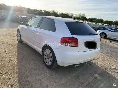 Usado Audi A3 Ambiente 125 CV (91 kW) 2007 Blanco Utilitario