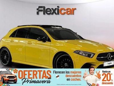 Usado Mercedes A180 136 CV (100 kW) 2019 Amarillo Berlina