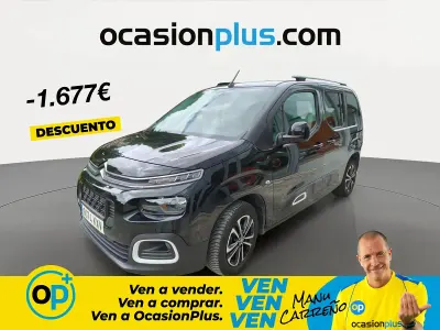 Usado Citroën Berlingo Shine 102 CV (75 kW) 2019 Negro Monovolumen