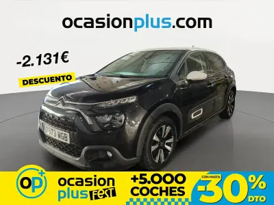 Usado Citroën C3 PureTech 110 CV (80 kW) 2023 Negro Utilitario