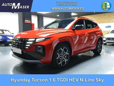 Rojo Usado 2021 Hyundai Tucson N Line SUV | 30.200 € (Caro)