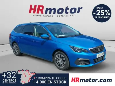 Brugt Peugeot 308 SW Allure 131 HK (96 kW) 2021 Blå Stationcar