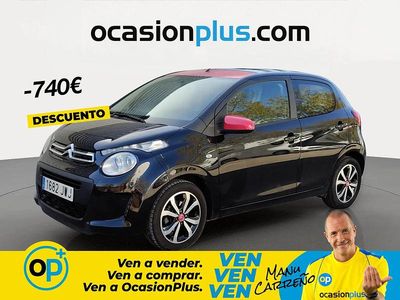 Usado Citroën C1 Feel 82 CV (60 kW) 2017 Negro Utilitario