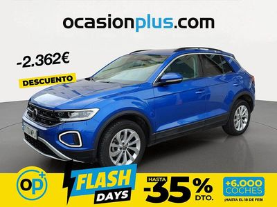 Usado VW T-Roc Life 150 CV (110 kW) 2024 Azul SUV