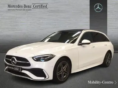 Usado Mercedes C300e 313 CV (230 kW) 2023 Manufaktur blanco opalita brig Familiar