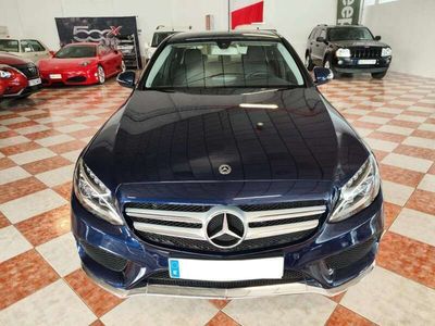 Usado Mercedes C220 170 CV (125 kW) 2017 Azul Berlina