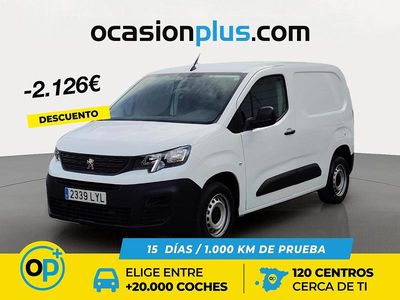 Usado Peugeot Partner S 98 CV (72 kW) 2022 Blanco Monovolumen