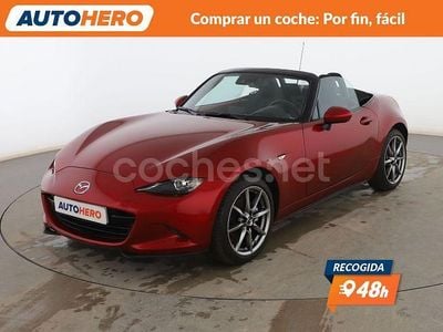 Rojo Usado 2023 Mazda MX5 Exclusive-Line Descapotable | 31.499 € (Precio justo)