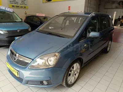 Usado Opel Zafira Enjoy 150 CV (110 kW) 2007 Azul Monovolumen