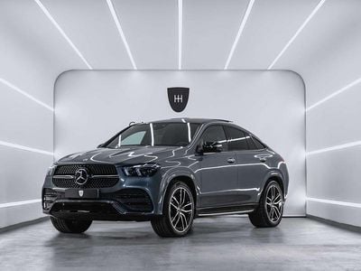Usado Mercedes GLE400 AMG line 330 CV (242 kW) 2020 Azul Coupe