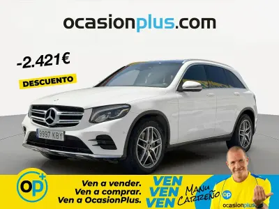 Usado Mercedes GLC250 204 CV (150 kW) 2017 Blanco SUV