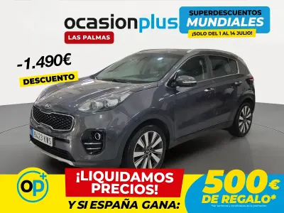 Usado Kia Sportage 177 CV (130 kW) 2019 Gris SUV