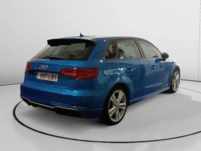 Usado Audi A3 S-Line 116 HP (85 kW) 2019 Azul Sedan
