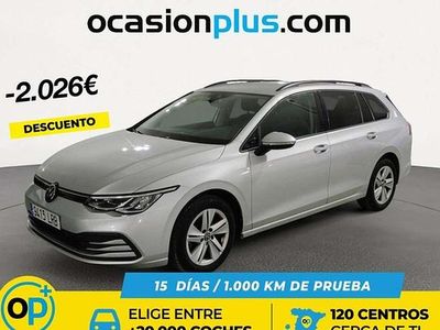 Gris plata Usado 2021 VW Golf VIII Life Familiar | 16.955 € (Precio justo)