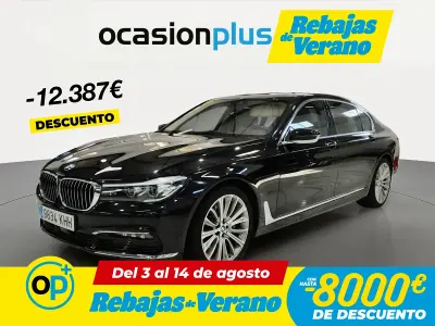 Usado BMW 750L 450 CV (330 kW) 2018 Negro Berlina