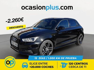 Usado Audi A1 S-Line 125 CV (91 kW) 2017 Negro Utilitario