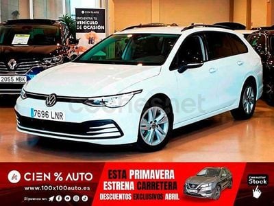 Usado VW Golf VIII Life 130 CV (95 kW) 2021 Blanco Familiar