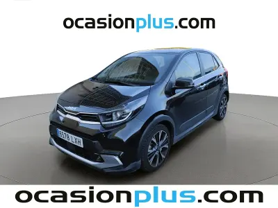 Usado Kia Picanto X-Line 100 CV (73 kW) 2022 Negro Utilitario