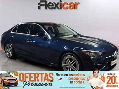 Usado Mercedes C200 204 CV (150 kW) 2021 Azul Berlina