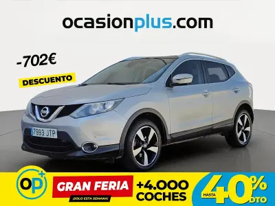 Usado Nissan Qashqai N-Connecta 110 CV (80 kW) 2016 Gris SUV