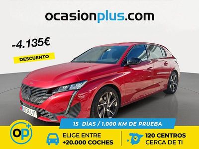 Usado Peugeot 308 Allure 130 CV (95 kW) 2021 Rojo Berlina