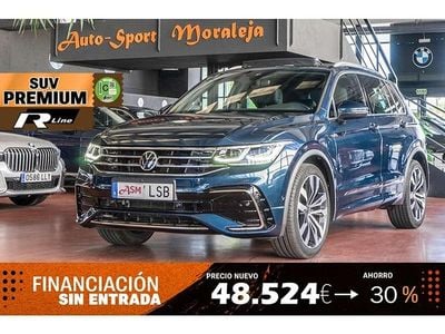 Azul Usado 2021 VW Tiguan R-line SUV | 30.900 € (Caro)