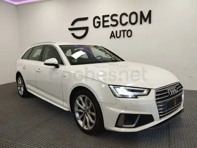 Usado Audi A4 S-Line 150 CV (110 kW) 2019 Blanco Familiar
