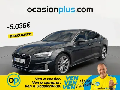 Usado Audi A5 Advanced Plus 204 CV (150 kW) 2021 Gris Coupe