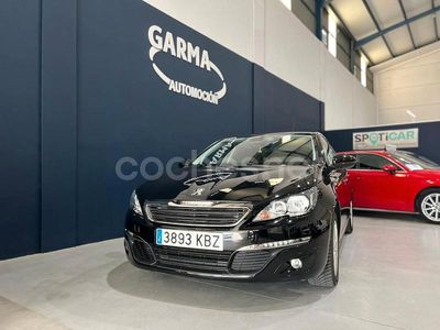 Usado Peugeot 308 Style 130 CV (95 kW) 2017 Negro Berlina
