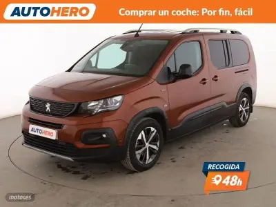 Usado Peugeot Rifter GT-line 130 CV (95 kW) 2020 Naranja Monovolumen