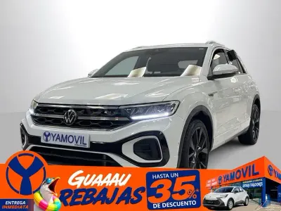 Usado VW T-Roc R-line 150 CV (110 kW) 2022 Blanco SUV